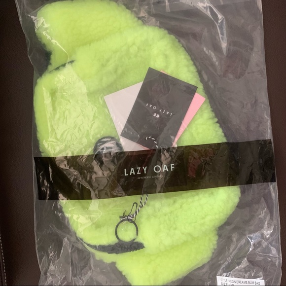 New Lazy Oaf Neon Dreams Bum Bag - Picture 3 of 6